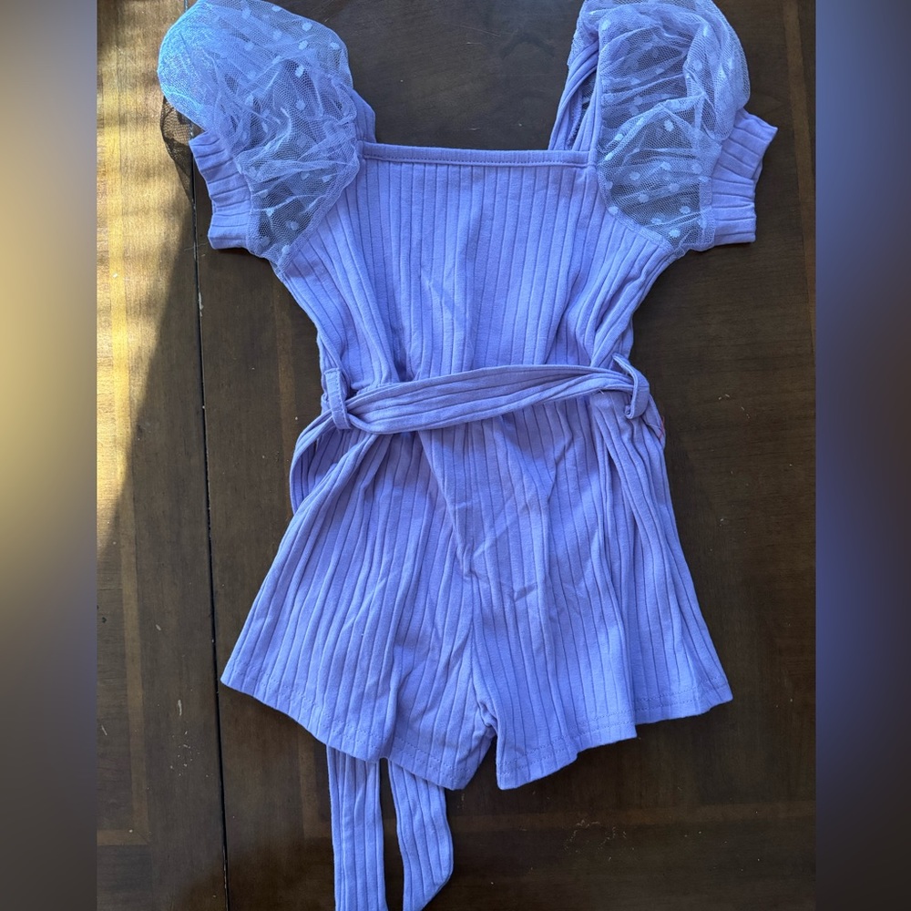Purple romper